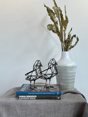 Escultura Pájaro Alambre