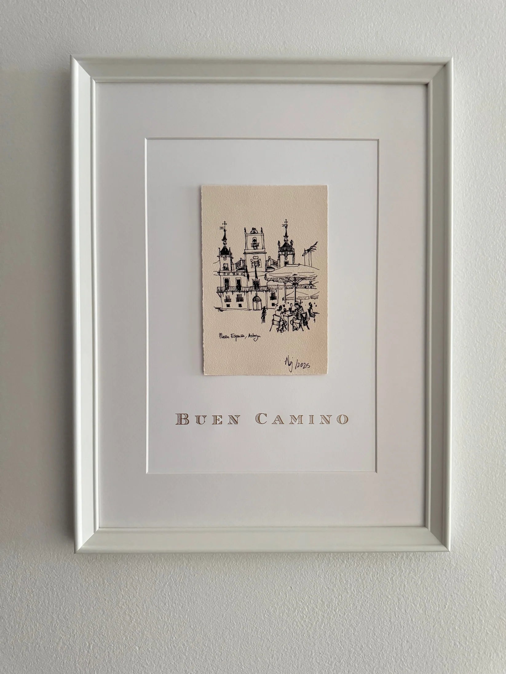 Buen Camino - Plaza España en Astorga