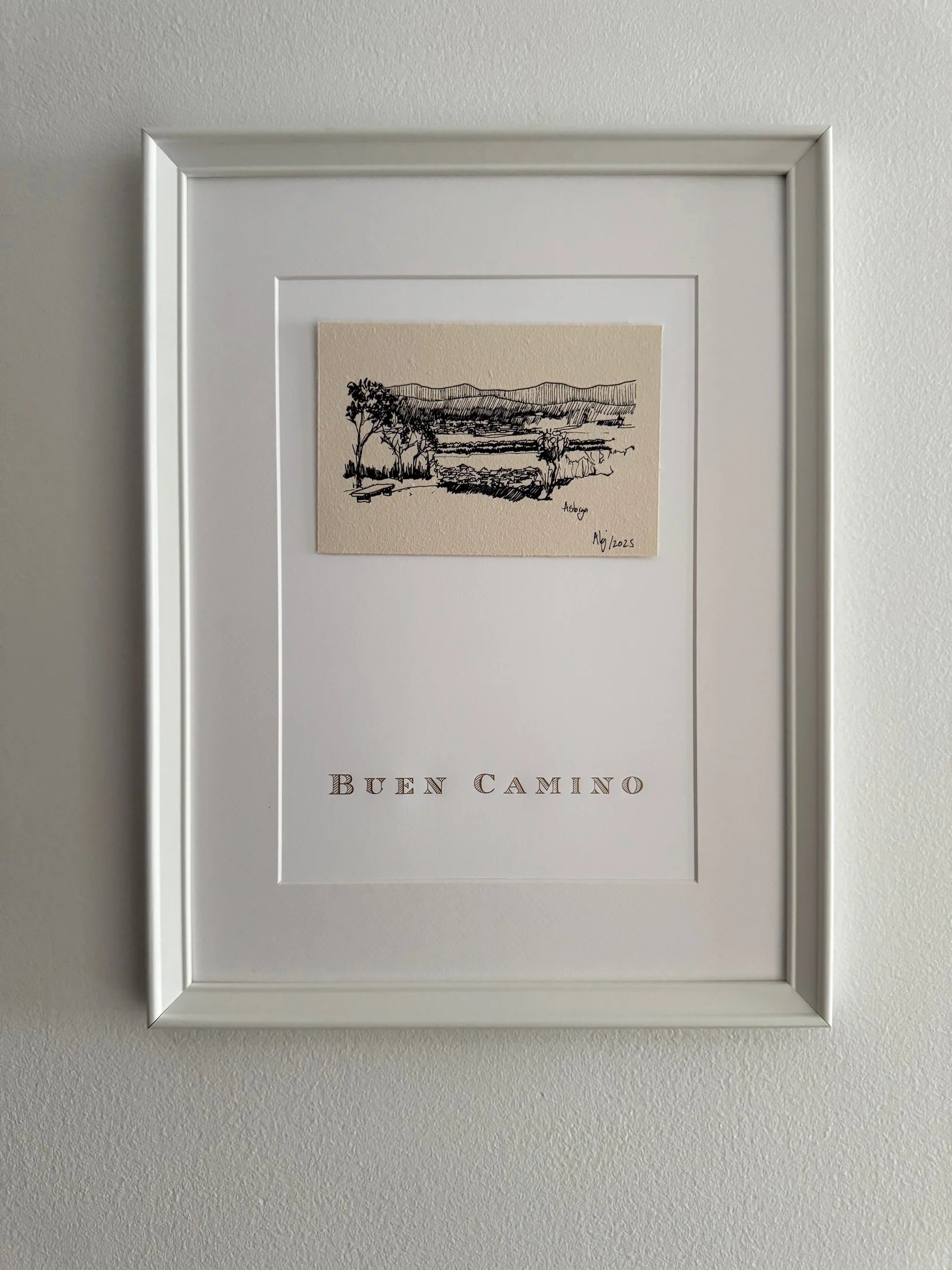 Buen Camino - Astorga a lo lejos