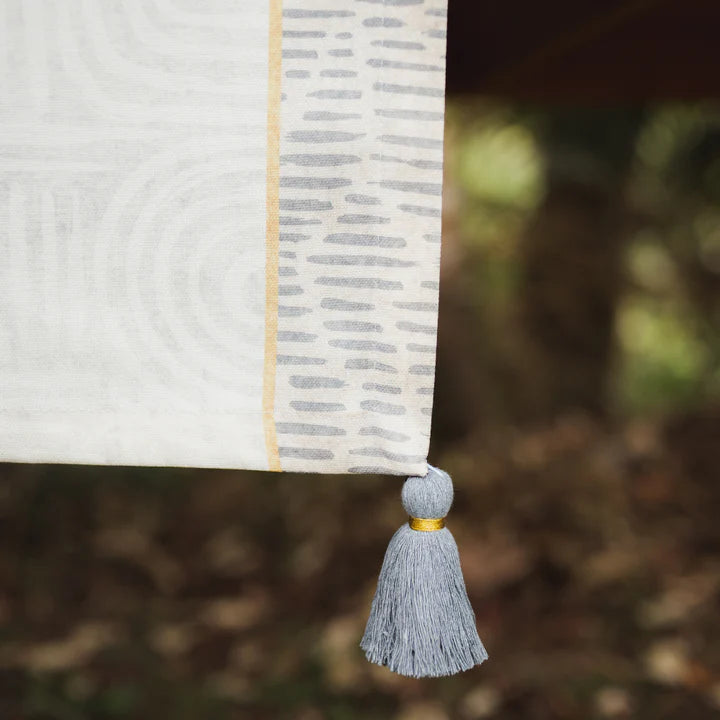 Camino de Mesa Boho Gray