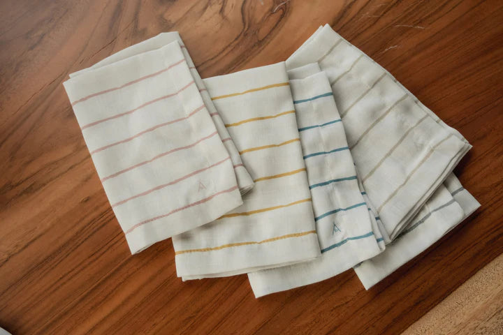 Servilletas Lienzo Lineal - Set x 4