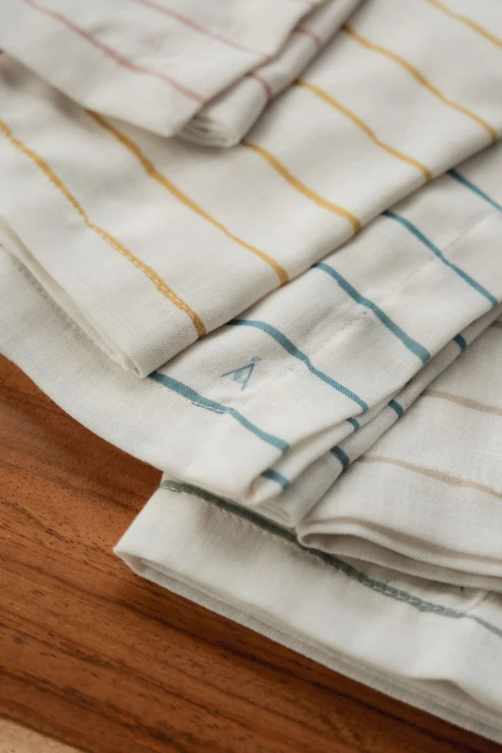 Servilletas Lienzo Lineal - Set x 4